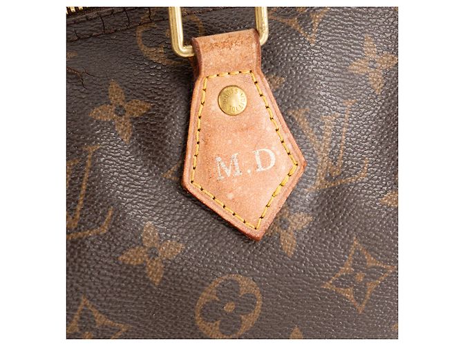 LOUIS VUITTON - Borsa a tracolla Louis Vuitton Speedy 25 in tela monogram recubierta - vista 5