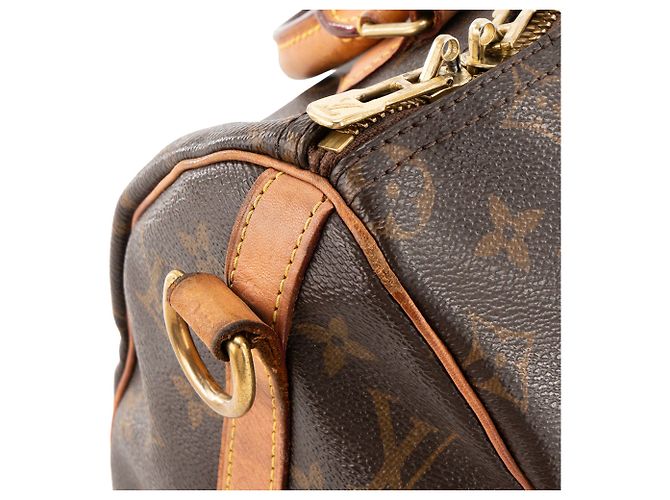 LOUIS VUITTON - Borsa a tracolla Louis Vuitton Speedy 25 in tela monogram recubierta - vista 7