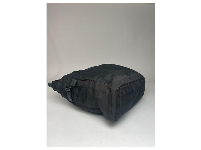Vintage Chanel Monogram Canvas Tasche Schwarz - Ansicht 7