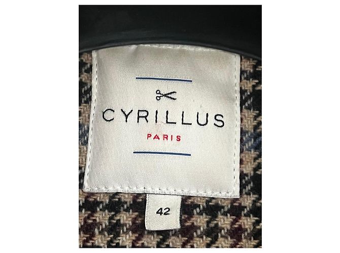 Abrigo de lana Cyrillus estampado Príncipe de Gales - vista 4