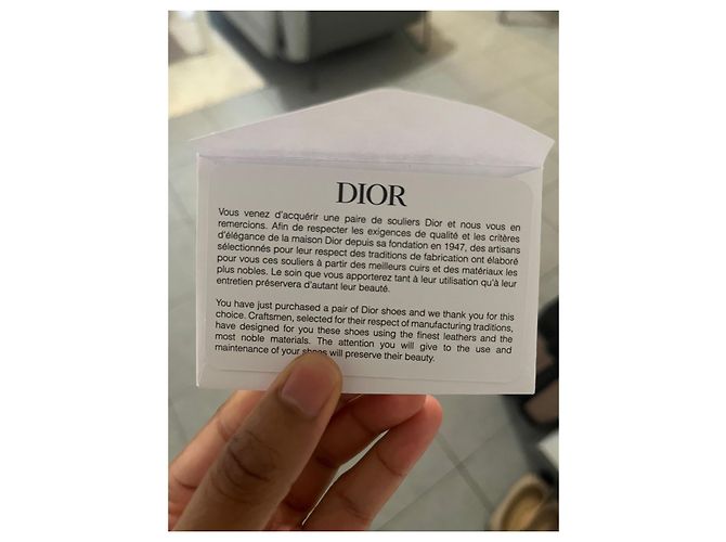 Dior Dway Sandali Bassi in Pelle Rossa - vista 5