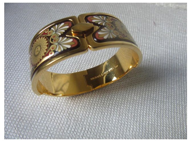 Michaela Frey Pulsera Rígida Esmaltada Bañada en Oro Sun Flower - vista 2