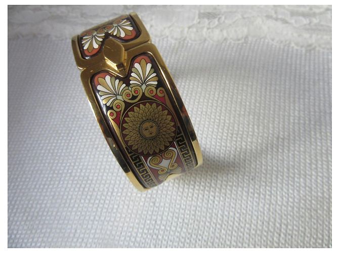 Michaela Frey Pulsera Rígida Esmaltada Bañada en Oro Sun Flower - vista 4
