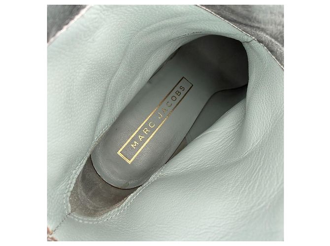 Stivaletti Marc Jacobs Argento Metallizzato con Stelle - vista 7