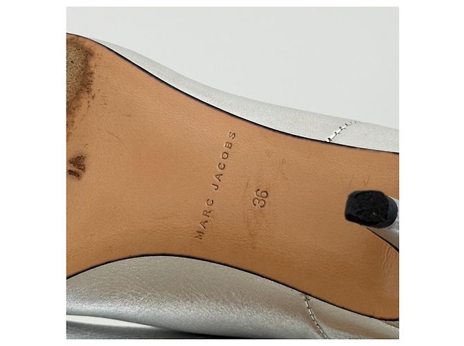 Stivaletti Marc Jacobs Argento Metallizzato con Stelle - vista 8