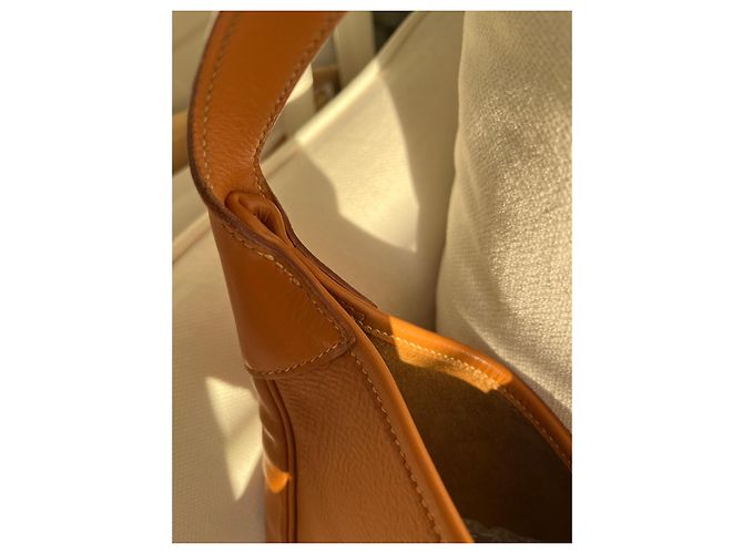 Hermès Borsa Trim in pelle camel - vista 10
