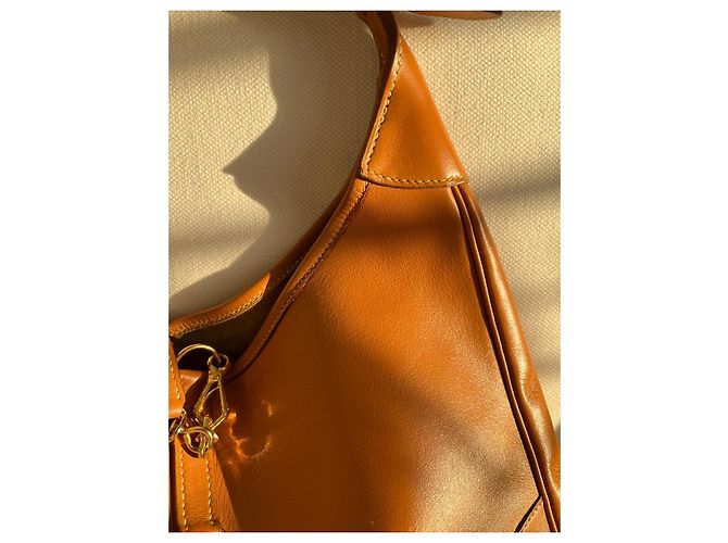 Hermès Borsa Trim in pelle camel - vista 2