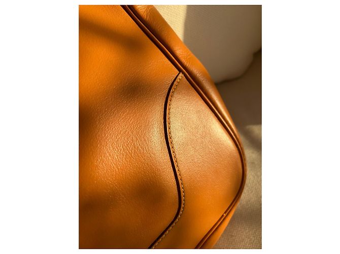 Hermès Borsa Trim in pelle camel - vista 3