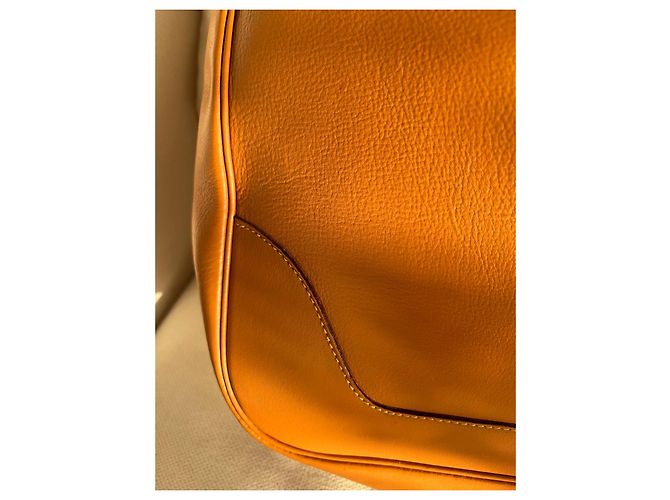 Hermès Borsa Trim in pelle camel - vista 4
