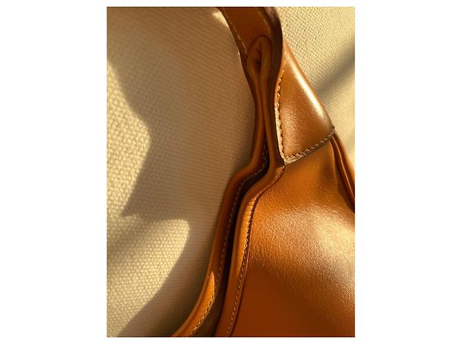 Hermès Borsa Trim in pelle camel - vista 6