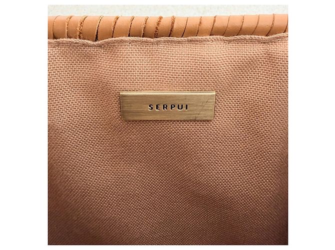 Autre Marque Serpui Mini Bolsa de Palha Tecida e Couro - vista 15