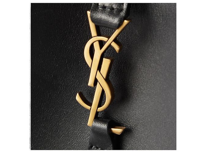 Autre Marque Borsa Saint Laurent Le 37 Mini in pelle nera - vista 15