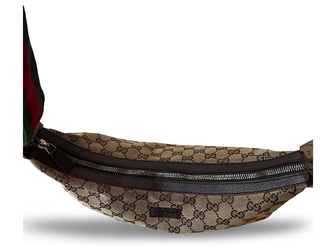 Borsa a tracolla Gucci monogramma GG in tessuto - vista 6