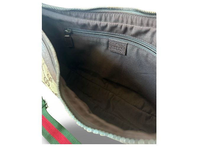 Borsa a tracolla Gucci monogramma GG in tessuto - vista 7