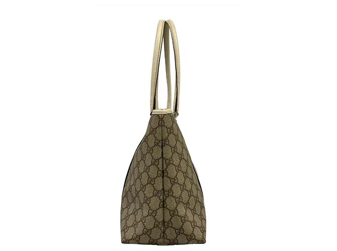 Gucci Supreme Tote Bag GG Monogramm Weiß Beige - Ansicht 3