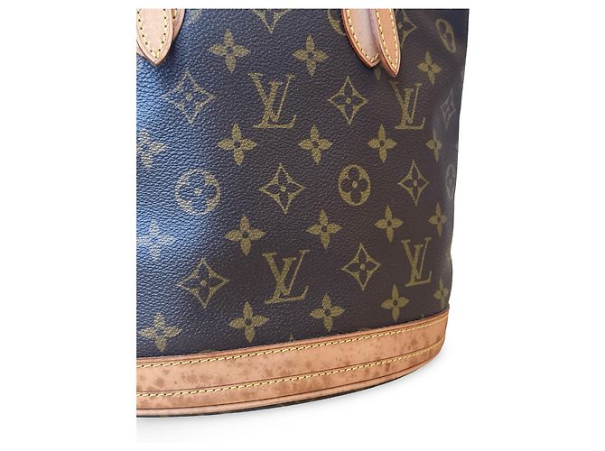 Louis Vuitton Bucket Tasche aus Leder - Ansicht 5