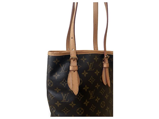 Louis Vuitton Bucket Tasche aus Leder - Ansicht 2