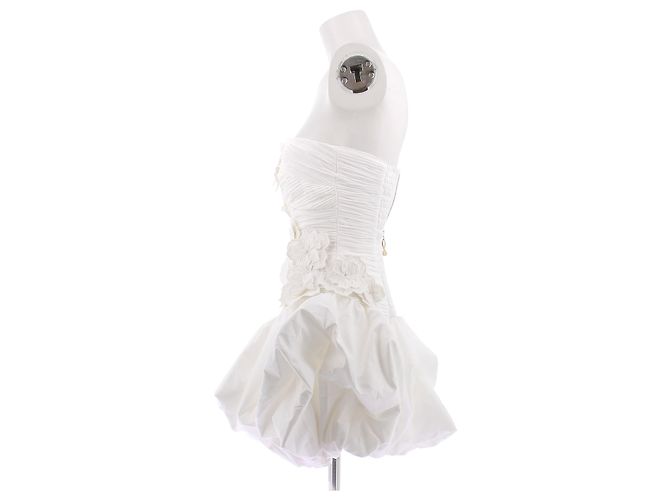 Autre Marque Vestido mini de algodón blanco AJE - vista 4