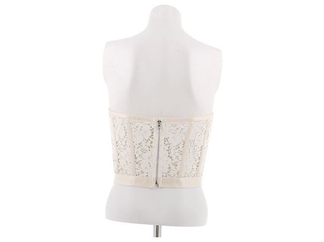 Dolce & Gabbana Corsé de encaje blanco - vista 2