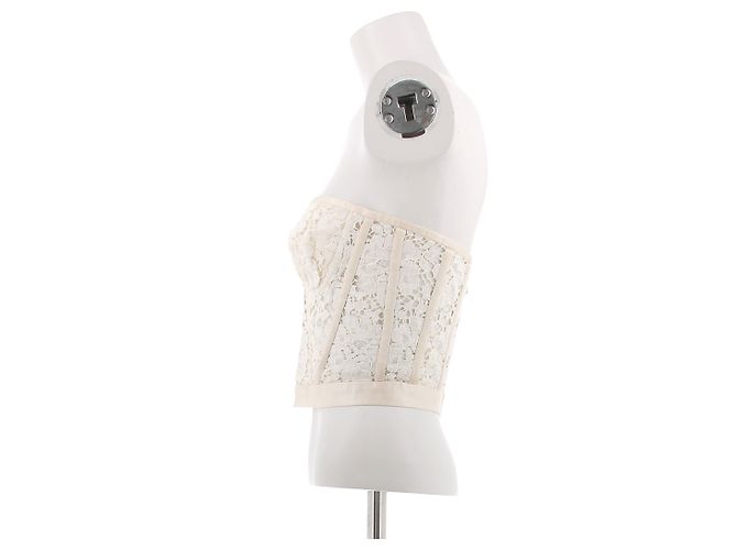 Dolce & Gabbana Corsé de encaje blanco - vista 4