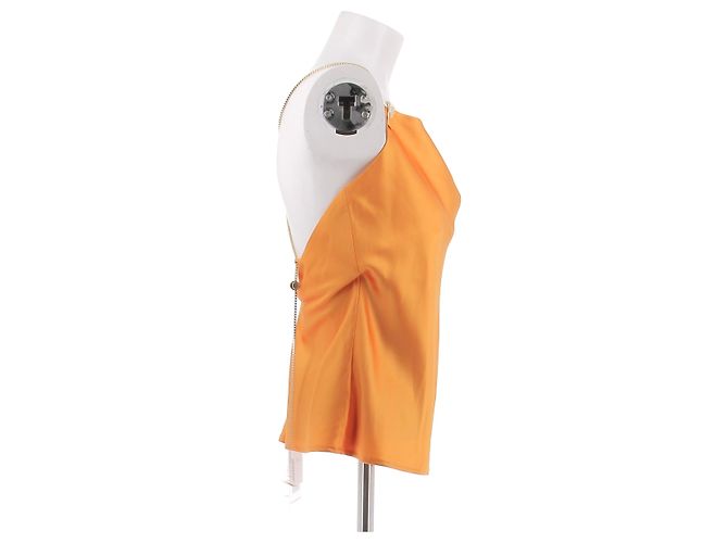 Autre Marque Top DANAME naranja de viscosa talla 36 - vista 3
