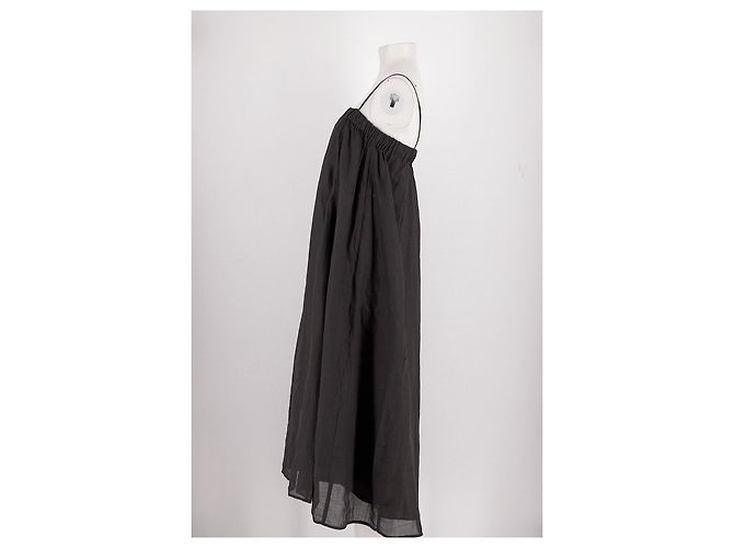 Autre Marque BITE Schwarzes Baumwollkleid Midi - Ansicht 3
