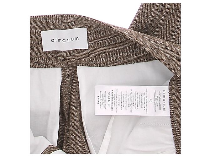 Autre Marque Braune Wollhose - Ansicht 5