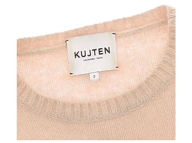 Autre Marque Pull beige clair en cachemire - vue 5