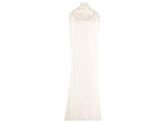 Off White KALLMEYER Maxikleid aus Viscose Weiß - Ansicht 2
