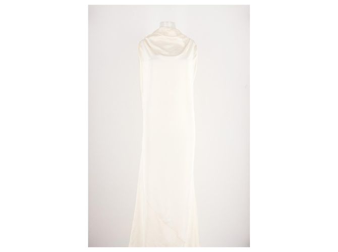 Off White KALLMEYER Maxikleid aus Viscose Weiß - Ansicht 4