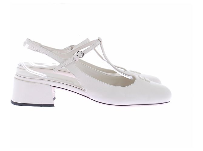 Miu Miu Décolleté slingback bianche - vista 3