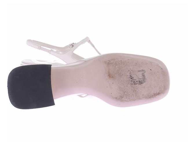 Miu Miu Décolleté slingback bianche - vista 7