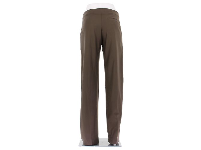Autre Marque Pantalones de lana marrones AYA MUSE - vista 2