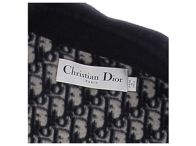 Dior Wollmantel in Marineblau - Ansicht 6