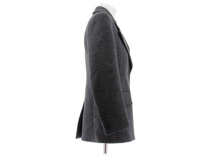 Prada Blazer aus Wolle grau - Ansicht 3