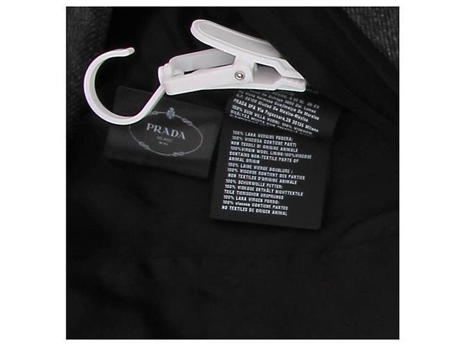 Prada Blazer aus Wolle grau - Ansicht 6