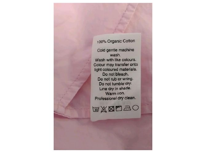 Autre Marque MATTEAU Rosa Baumwollkleid mit Spaghettiträgern - Ansicht 8
