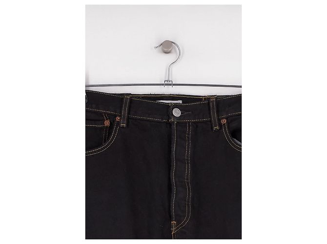 Jeans Levi's de algodão preto - vista 2