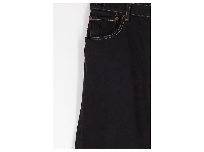 Jeans Levi's de algodão preto - vista 3