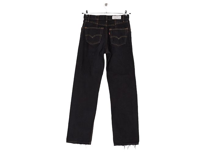 Jeans Levi's de algodão preto - vista 4