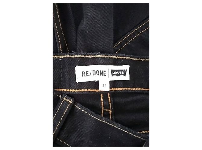 Jeans Levi's de algodão preto - vista 5