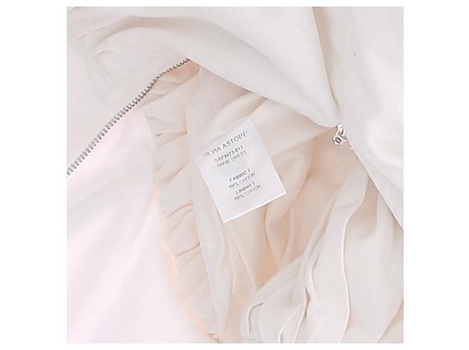 Autre Marque Vestido mini de algodón blanco SILVIA ASTORE - vista 5
