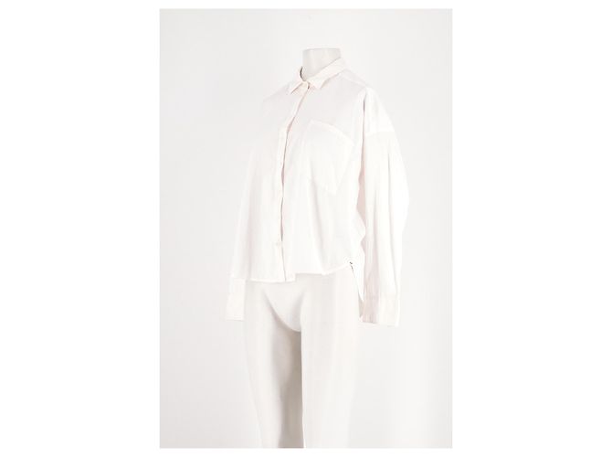 Autre Marque Camisa de algodón blanca - vista 4