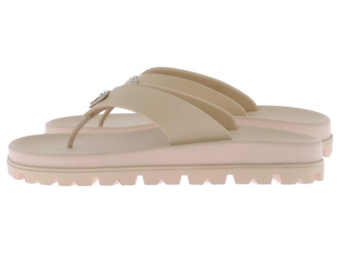 Sandali Prada beige in gomma taglia 39 - vista 2