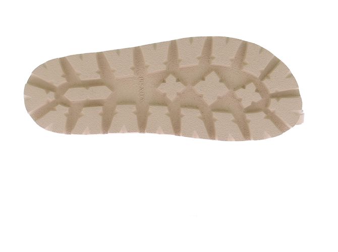 Sandali Prada beige in gomma taglia 39 - vista 6
