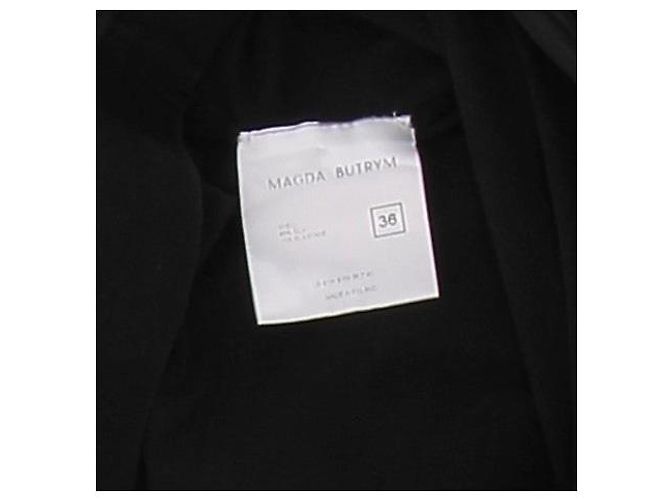 Falda de seda negra Magda Butrym - vista 5