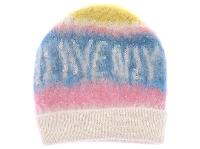 Céline Bonnet multicolore en mohair et alpaga - view 2