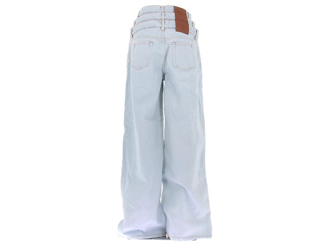 Viktor & Rolf Vaqueros de denim con cintura triple - vista 2