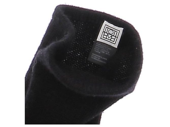 Totême Handschuhe aus Baumwolle schwarz - Ansicht 3