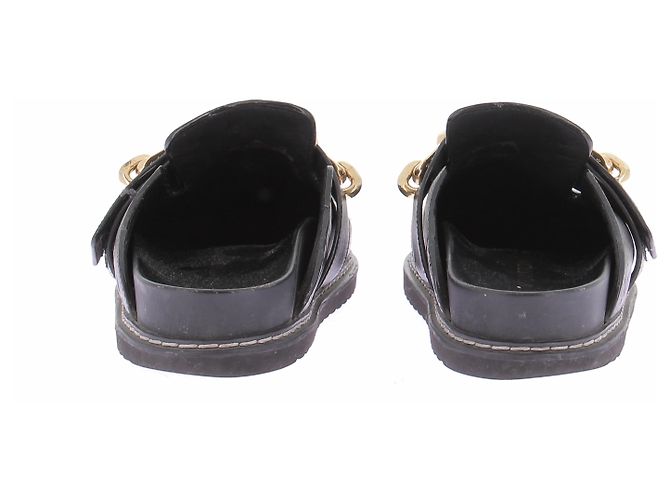 Louis Vuitton Mules "LV Cozy" in pelle nera - vista 4